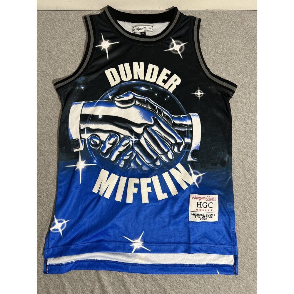 Dunder Mifflin Shirt Mens XS Michael‎ Scott The Office Headgear Classics Comedy